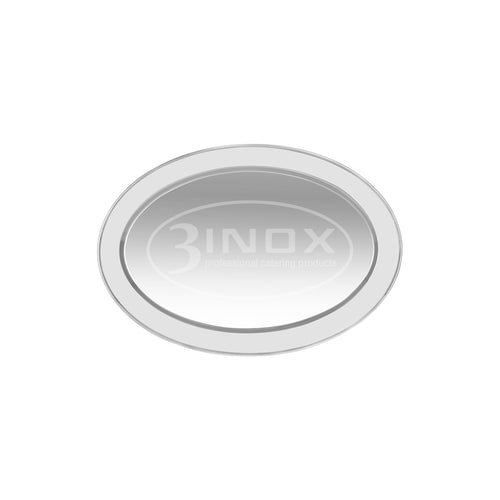 295305 Platter 400x270mm Stainless Steel 3Inox Professional Catering Equipment Australia