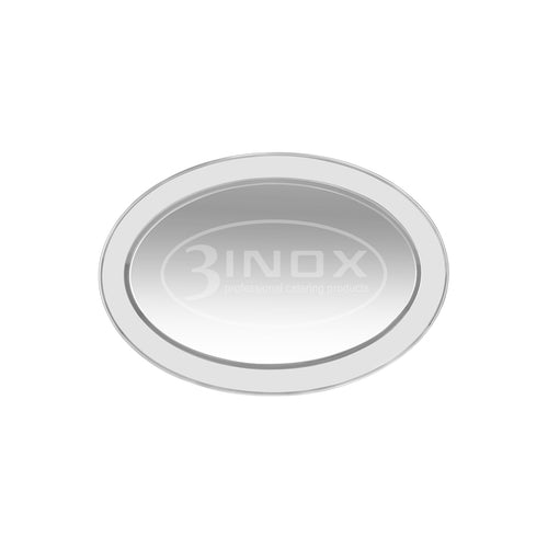 295306 Platter 450x310mm Stainless Steel 3Inox Professional Catering Equipment Australia