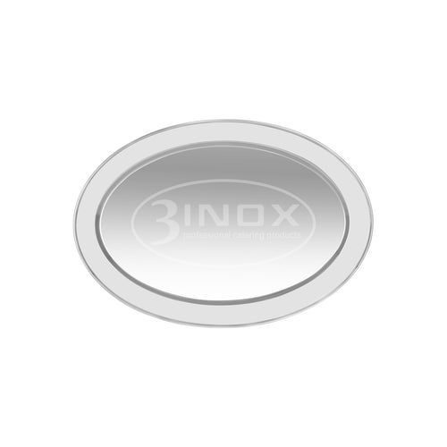 295307 Platter 500x350mm Stainless Steel 3Inox Professional Catering Equipment Australia