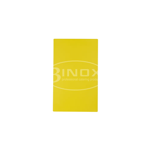 508805Y Cutting Board Standard - Yellow 3Inox Professional Catering Equipment Australia