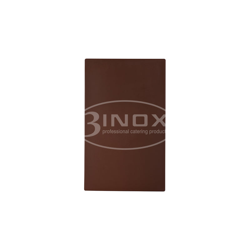 508806BR Cutting Board Professional - Brown 3Inox Professional Catering Equipment Australia