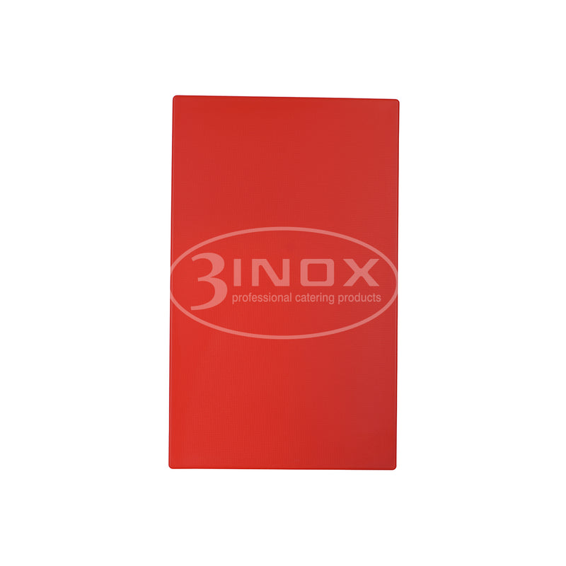 508807R Cutting Board 1/1 GN - Red 3Inox Professional Catering Equipment Australia