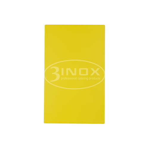 508807Y Cutting Board 1/1 GN - Yellow 3Inox Professional Catering Equipment Australia