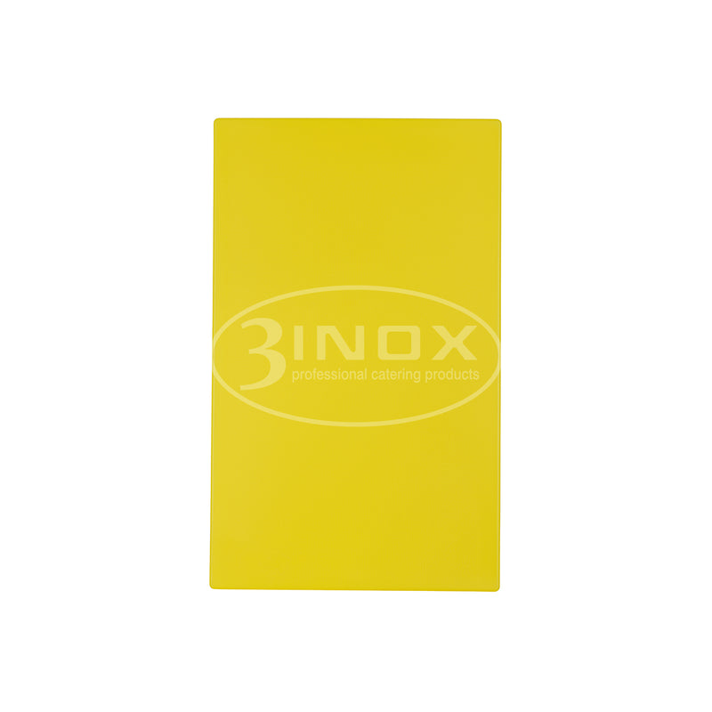 508807Y Cutting Board 1/1 GN - Yellow 3Inox Professional Catering Equipment Australia