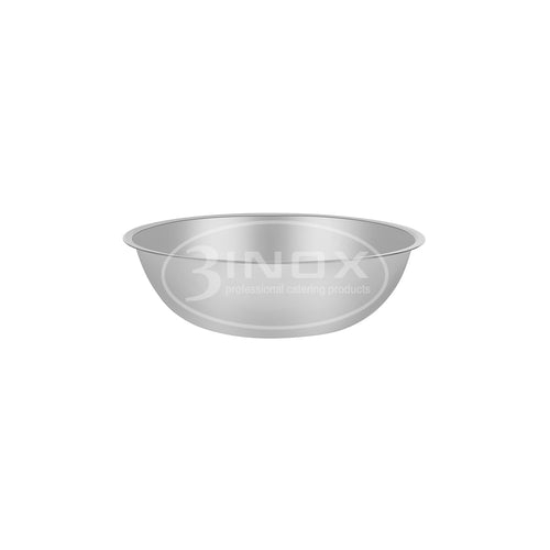 515520 Mixing Bowl 14.0Lt Stainless Steel 3Inox Professional Catering Equipment Australia