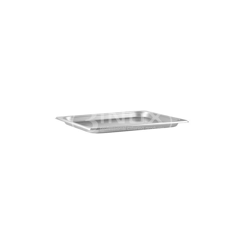 523210 1/2 Size Gastronorm Steam Pan Stainless Steel 325x265x20mm 3Inox Professional Catering Equipment Australia