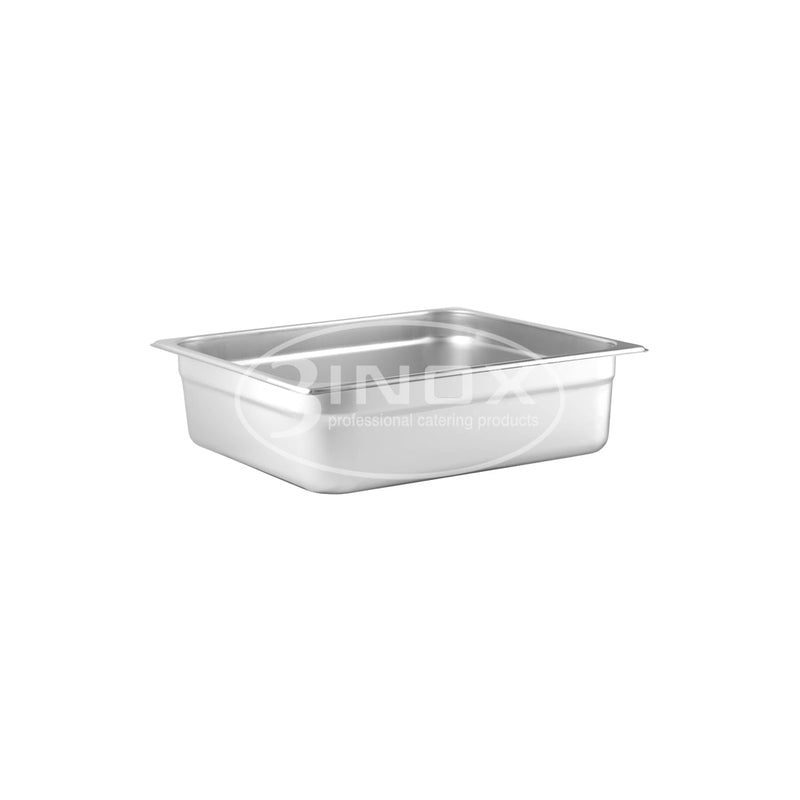 523223 2/3 Size Gastronorm Steam Pan Stainless Steel 325x325x100mm 3Inox Professional Catering Equipment Australia