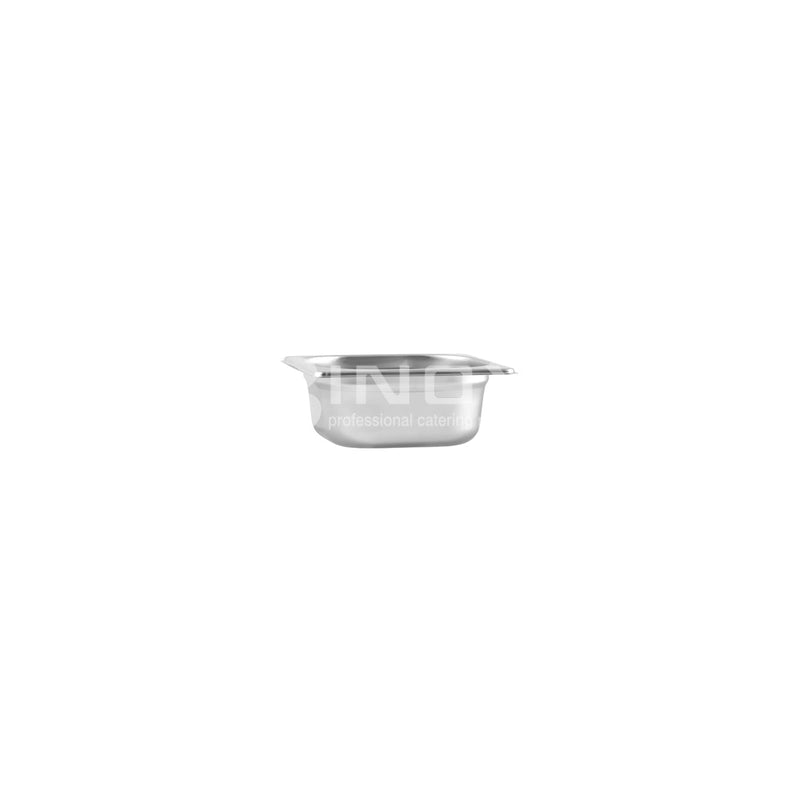 523252 1/6 Size Gastronorm Steam Pan Stainless Steel 176x162x65mm 3Inox Professional Catering Equipment Australia