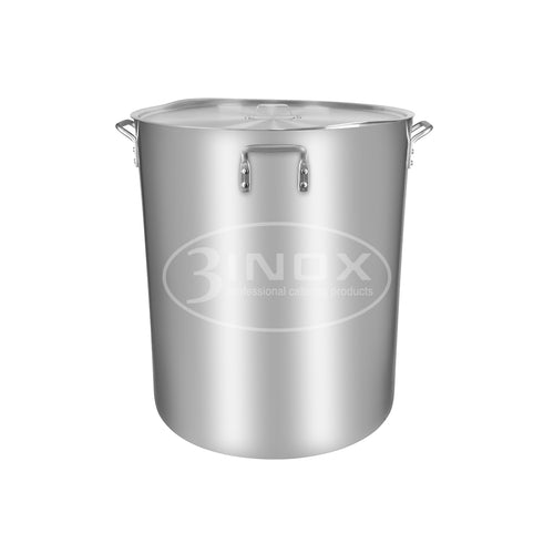 523399 Stockpot with Lid 200Lt Aluminium 3Inox Professional Catering Equipment Australia