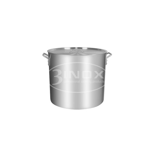 523410 Stockpot with Lid 32Lt Aluminium 3Inox Professional Catering Equipment Australia