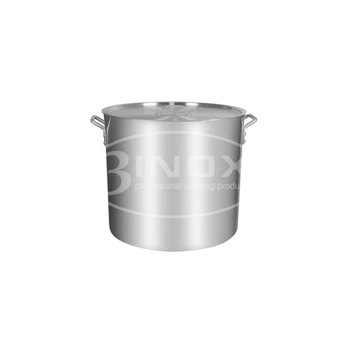 523411 Stockpot with Lid 40Lt Aluminium 3Inox Professional Catering Equipment Australia