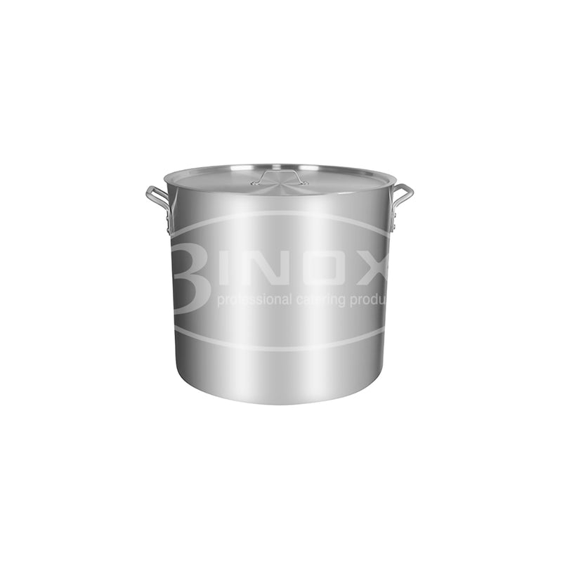 523411 Stockpot with Lid 40Lt Aluminium 3Inox Professional Catering Equipment Australia