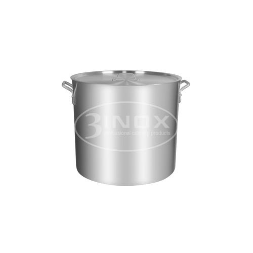 523412 Stockpot with Lid 50Lt Aluminium 3Inox Professional Catering Equipment Australia