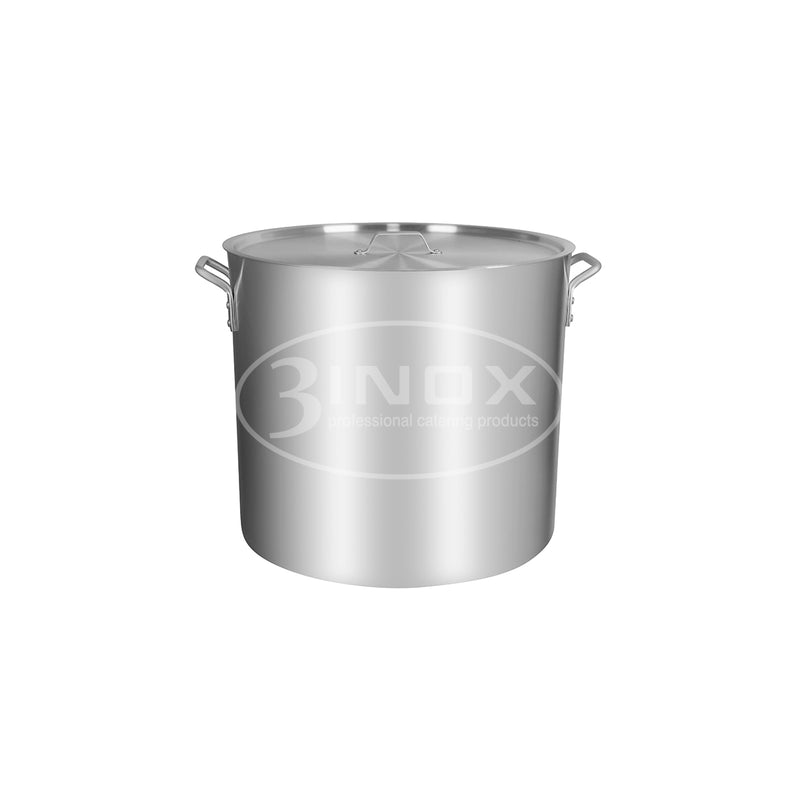 523412 Stockpot with Lid 50Lt Aluminium 3Inox Professional Catering Equipment Australia