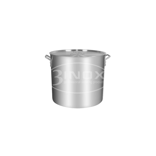 523413 Stockpot with Lid 60Lt Aluminium 3Inox Professional Catering Equipment Australia