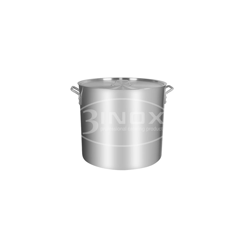 523413 Stockpot with Lid 60Lt Aluminium 3Inox Professional Catering Equipment Australia