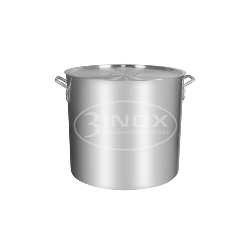 523414 Stockpot with Lid 80Lt Aluminium 3Inox Professional Catering Equipment Australia