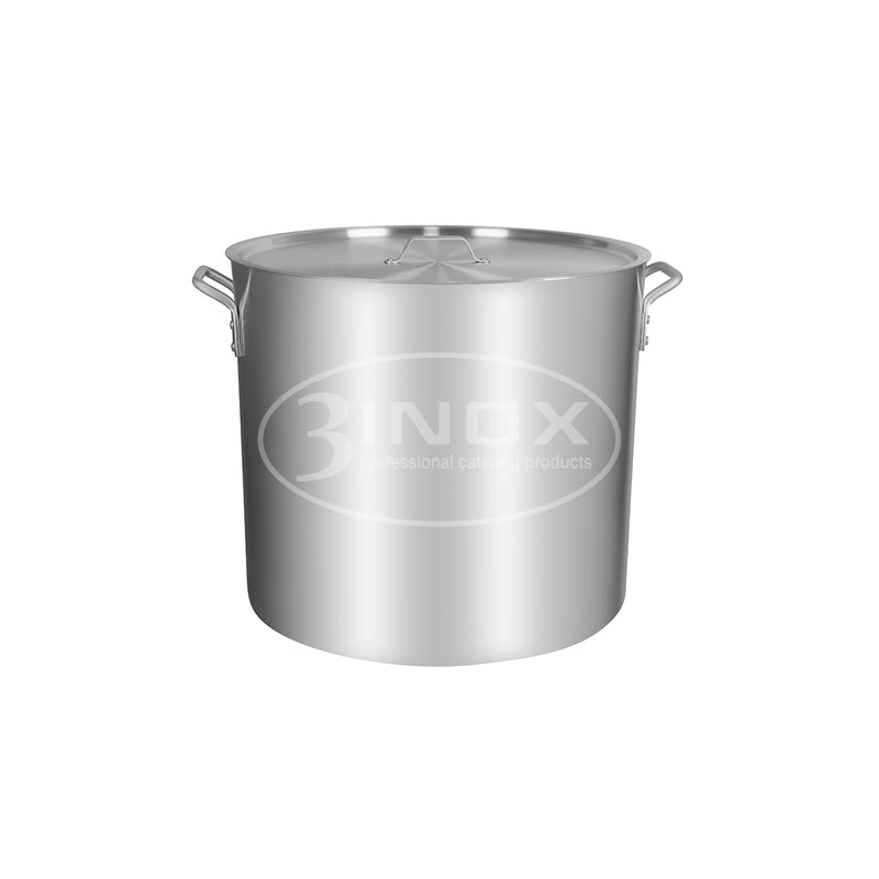 523414 Stockpot with Lid 80Lt Aluminium 3Inox Professional Catering Equipment Australia