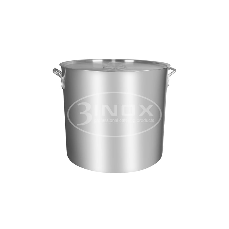 523417 Stockpot with Lid 140Lt Aluminium 3Inox Professional Catering Equipment Australia