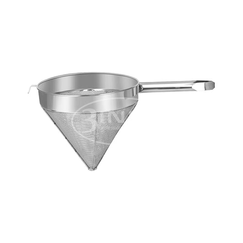 523657 Fine Strainer 300mm Stainless Steel 3Inox Professional Catering Equipment Australia