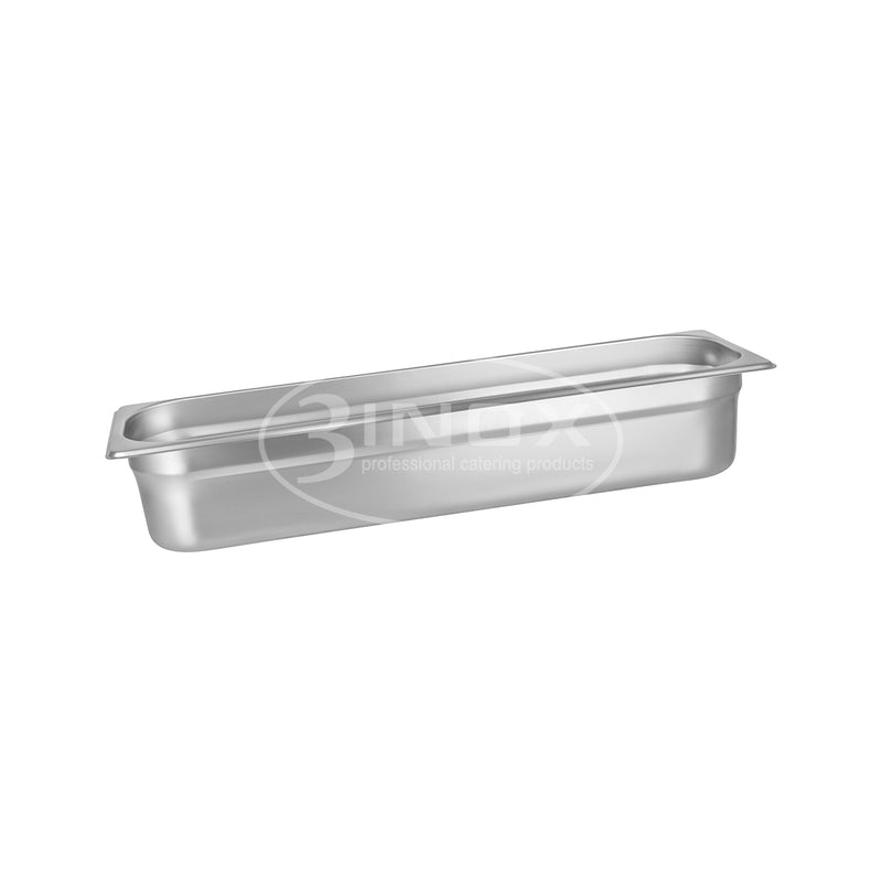 523983 2/4 Size Gastronorm Steam Pan Stainless Steel 530x162x100mm 3Inox Professional Catering Equipment Australia