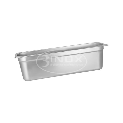 523984 2/4 Size Gastronorm Steam Pan Stainless Steel 530x162x150mm 3Inox Professional Catering Equipment Australia