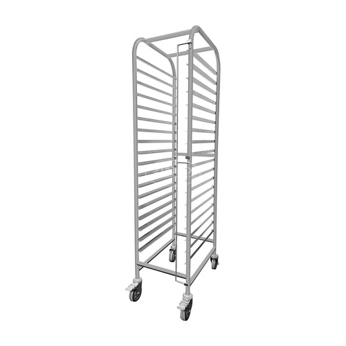 710080 1/1 Size Trolley Heavy Duty Stainless Steel 3Inox Professional Catering Equipment Australia