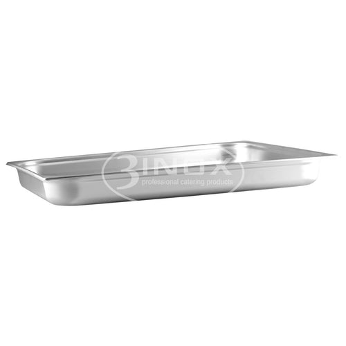 523102 2/1 Size Gastronorm Steam Pan Stainless Steel 650x530x65mm 3Inox Professional Catering Equipment Australia