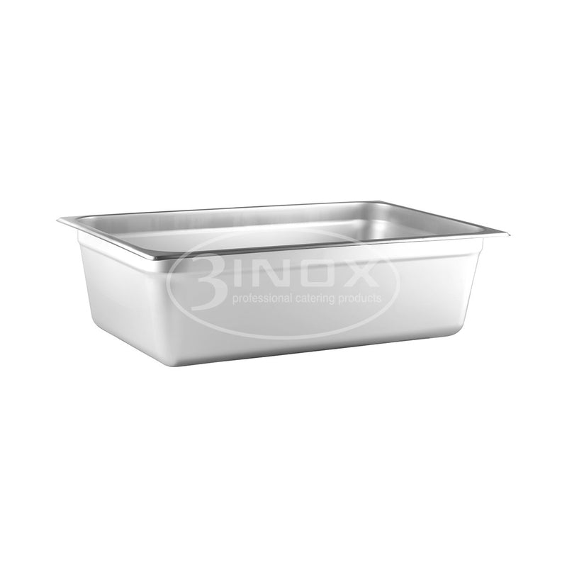 523204 1/1 Size Gastronorm Steam Pan Stainless Steel 530x325x150mm 3Inox Professional Catering Equipment Australia