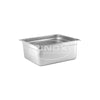 523224 2/3 Size Gastronorm Steam Pan Stainless Steel 353x325x150mm 3Inox Professional Catering Equipment Australia
