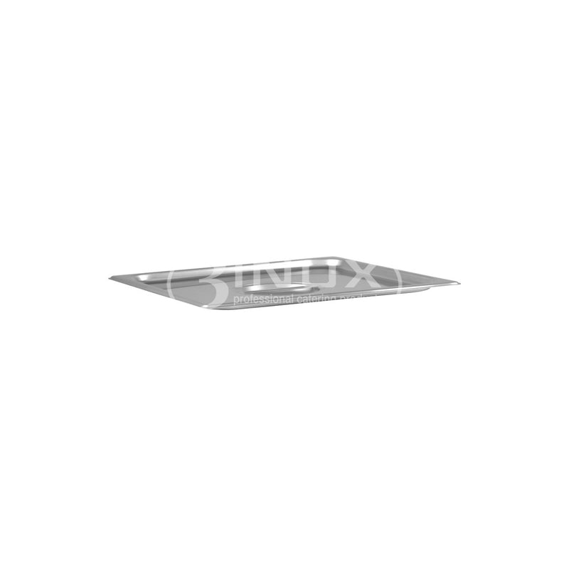523227 2/3 Size Gastronorm Steam Pan Cover Stainless Steel 353x325mm 3Inox Professional Catering Equipment Australia