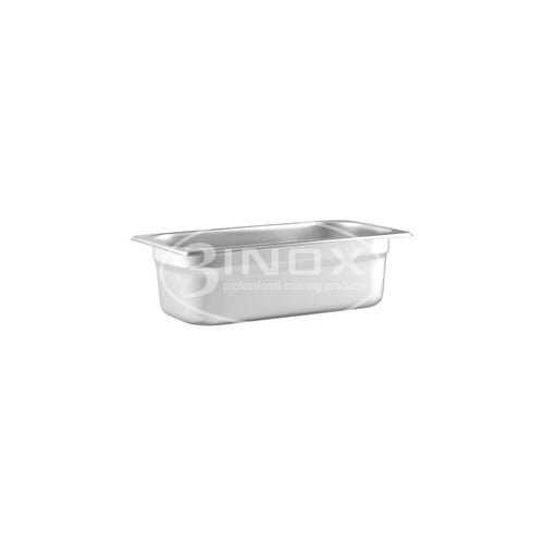 523233 1/3 Size Gastronorm Steam Pan Stainless Steel 325x175x100mm 3Inox Professional Catering Equipment Australia