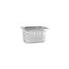 523244 1/4 Size Gastronorm Steam Pan Stainless Steel 265x162x150mm 3Inox Professional Catering Equipment Australia